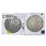 [2 Coins] 1894 Morgan Silver Dollar