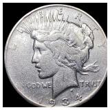 1934 Peace Silver Dollar HIGH GRADE