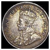 1914 Canada Silver 10 Cents NEARLY UNCIRCULATED