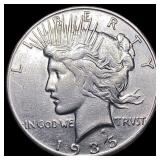1935-S Silver Peace Dollar NEARLY UNCIRCULATED