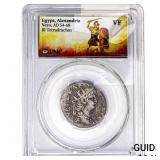 Roman Egypt Nero 54-68 AD Bi Tetradrachm PNC VF
