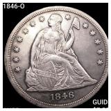 1846-O Seated Liberty Dollar HIGH GRADE