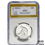 1925-S Jubilee Half Dollar PGA MS63