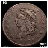 1808 Classic Head Large Cent HIGH GRADE