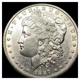 1887-S Silver Morgan Dollar CLOSELY UNCIRCULATED