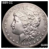 1889-CC Morgan Silver Dollar NEARLY UNCIRCULATED