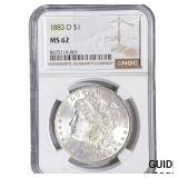 1883-O Morgan Silver Dollar NGC MS62