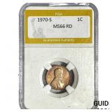 1970-S Lincoln Memorial Cent PGA MS66 RD