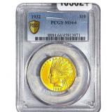 1932 $10 Gold Eagle PCGS MS64