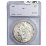 1889 Morgan Silver Dollar SEGS MS62