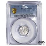 1939-S Mercury Silver Dime PCGS MS65