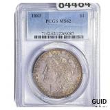 1883 Morgan Silver Dollar PCGS MS62