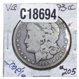 1893-CC Morgan Silver Dollar