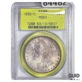 1899-O Morgan Silver Dollar PCGS MS63