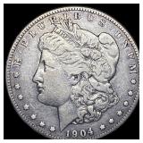 1904-S Silver Morgan Dollar ABOUT UNCIRCULATED
