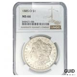 1885-O Morgan Silver Dollar NGC MS66