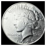 1924 Peace Silver Dollar CLOSELY UNCIRCULATED