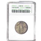 1927-S Standing Liberty Quarter ANACS VG10