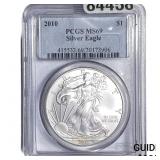 2010 Silver Eagle PCGS MS69