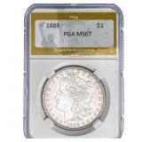 1888 Morgan Silver Dollar PGA MS67