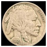 1918-S Buffalo Nickel LIGHTLY CIRCULATED