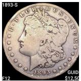 1893-S Morgan Silver Dollar NICELY CIRCULATED