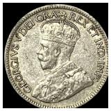 1932 Canada Silver 10 Cents CHOICE AU