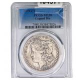 1879-CC Morgan Silver Dollar PCGS VF30 Capped Die