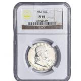 1962 Franklin Half Dollar NGC PF65