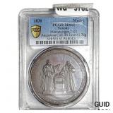 1830 Saxony Bronze Medal PCGS MS63