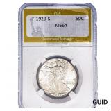 1929-S Walking Liberty Half Dollar PGA MS64