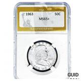 1963 Franklin Half Dollar PGA MS65+
