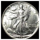 1945 Walking Liberty Half Dollar CHOICE BU