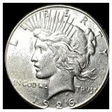 1926-S Silver Peace Dollar CLOSELY UNCIRCULATED