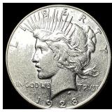 1928 Silver Peace Dollar CLOSELY UNCIRCULATED