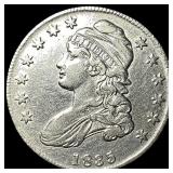 1835 Capped Bust Half Dollar NEARLY UNCIRCULATED