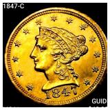 1847-C $2.50 Gold Quarter Eagle