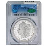 1892-CC CAC Morgan Silver Dollar PCGS MS64+