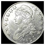 1824 Capped Bust Half Dollar CLOSELY UNCIRCULATED