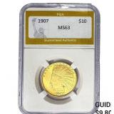 1907 $10 Gold Eagle PGA MS63