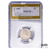 1887 Liberty Victory Nickel PGA PR65 RD