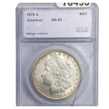 1879-S Morgan Silver Dollar SEGS MS63