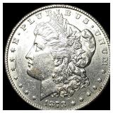 1878 Silver Morgan Dollar CLOSELY UNCIRCULATED