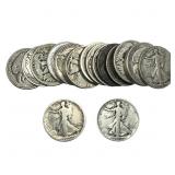 Roll of 20 Walking Liberty 50C