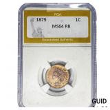 1879 Indian Head Cent PGA MS64 RB