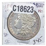 1889-CC Morgan Silver Dollar