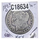1893-O Morgan Silver Dollar