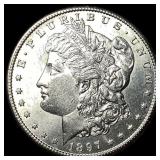 1897-S Silver Morgan Dollar CHOICE BU