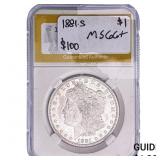 1881-S Morgan Silver Dollar PGA MS66+