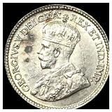 1912 Canada Silver 5 Cents UNCIRCULATED